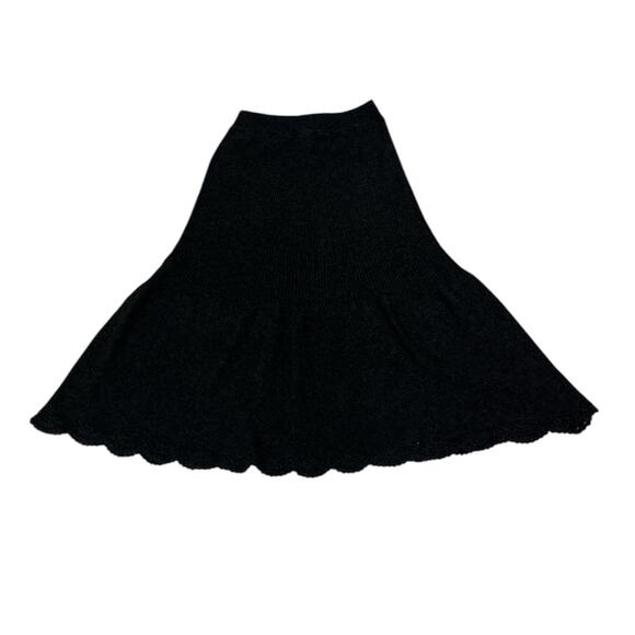 NWT Sundance Lambswool Blend Knee Length Full Circle Skirt Size XS Timeless - Picture 1 of 6